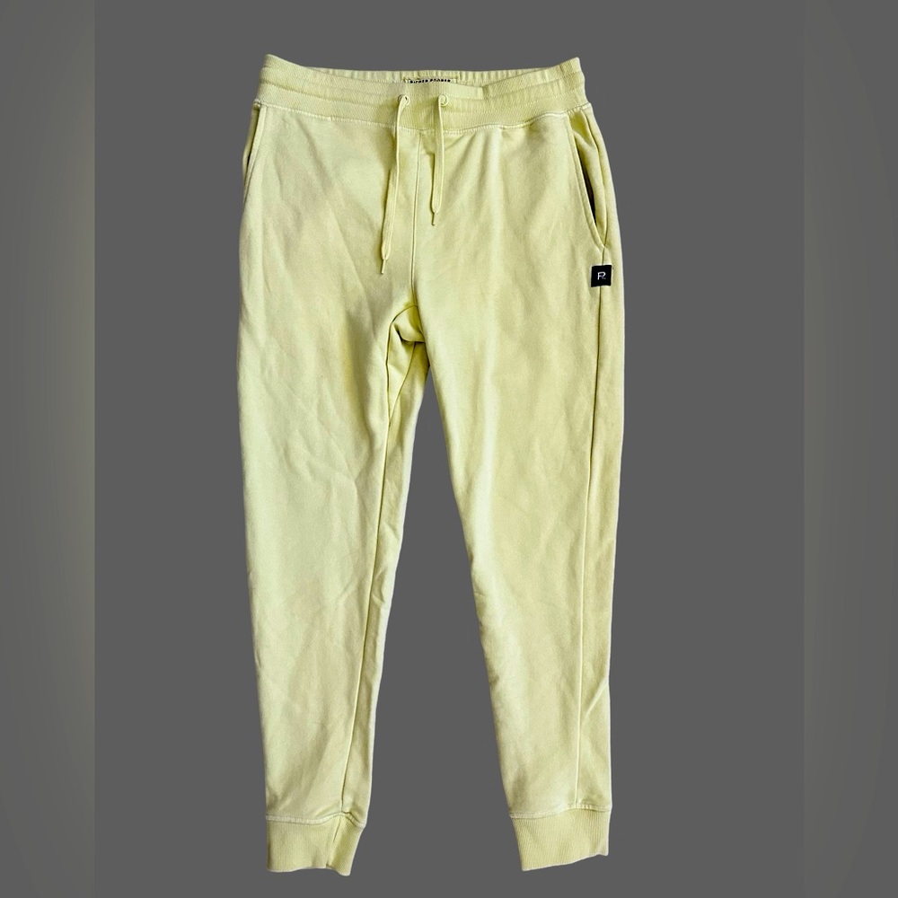 Richer Poorer Neon Yellow Drawstring Jogger Cotton Blend Women’s Size Medium.